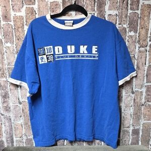 Vintage Foot Locker Duke Blue Devils Mens Womens Short Sleeve T-Shirt Retro 90s